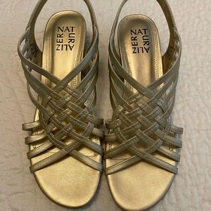 Gold Naturalizer brand sandals!